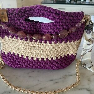 Crochet purse
